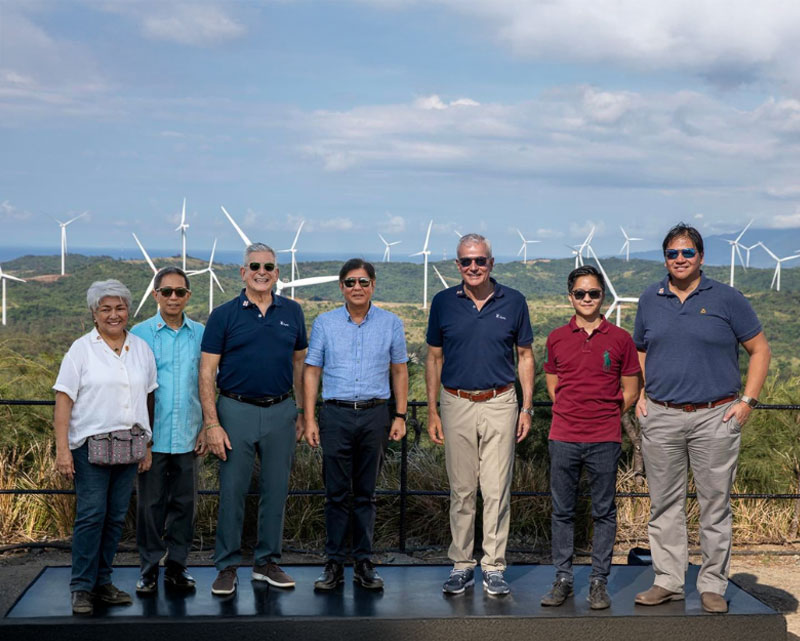 Pagudpud Wind Inauguration in Ilocos Norte with President Marcos Ayala Corp Chaiman Jaime Zobel de Ayala Fernando Zobel de Ayala Secretary Lotilla and ACEN President Eric Francia 2