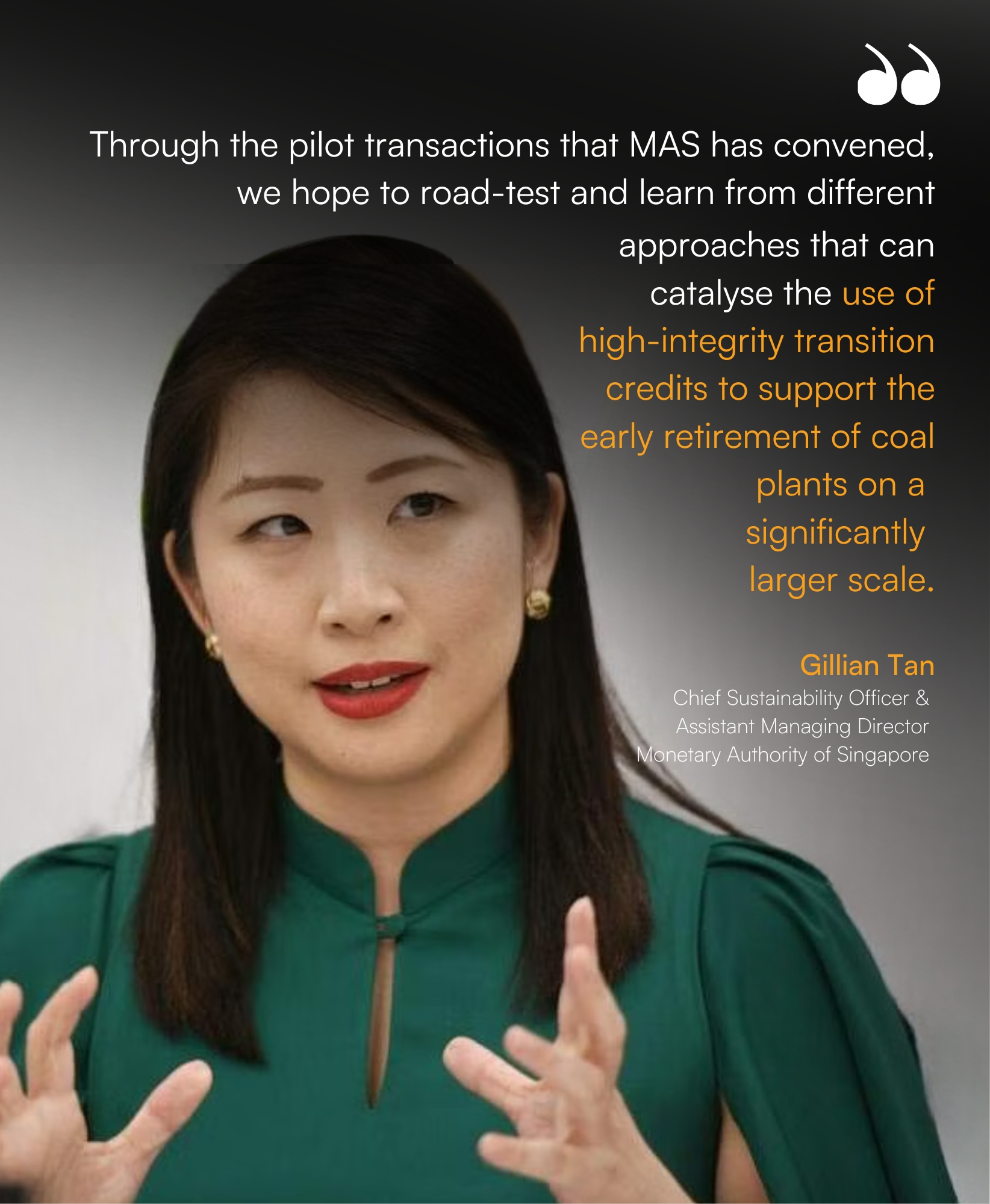 Monetary Authority of Singapore Energy Transition ACEN