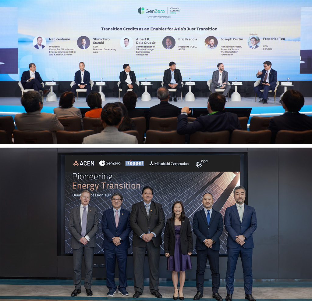 ACEN GenZero Keppel and DGA at Ecosperity