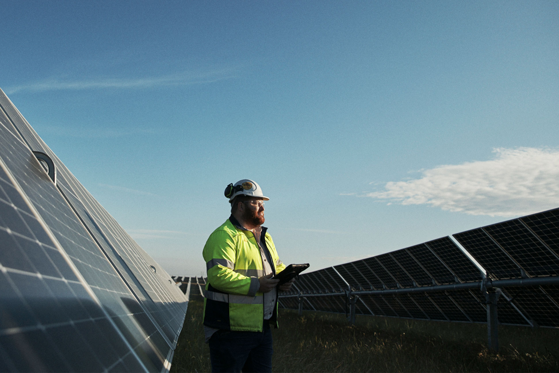 Employee at ACEN Stubbo Solar