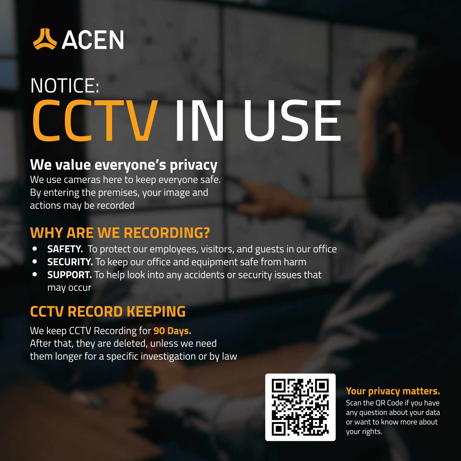 ACEN CCTV IN USE
