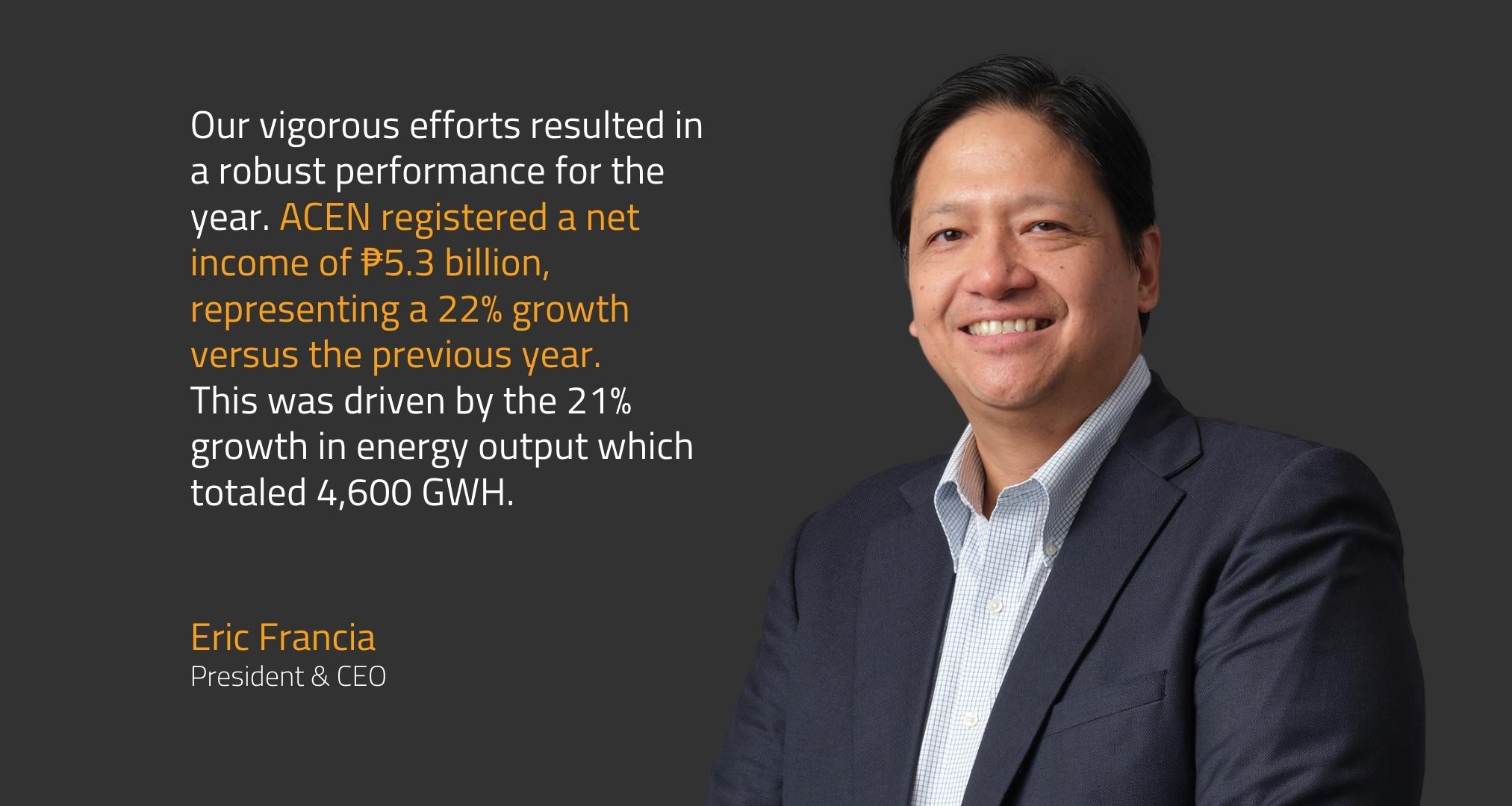 Message of the President and CEO