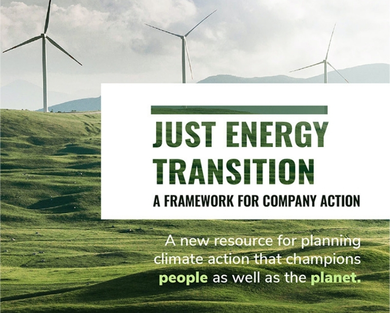 Council for Inclusive Capitalism Releases Framework to Guide Companies in Delivering a Just Energy Transition