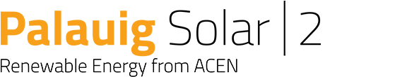 Logo of ACEN's Palauig Solar 2 plant