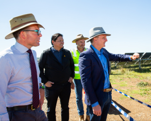 New England Solar, one of Australia’s largest solar projects, officially opened