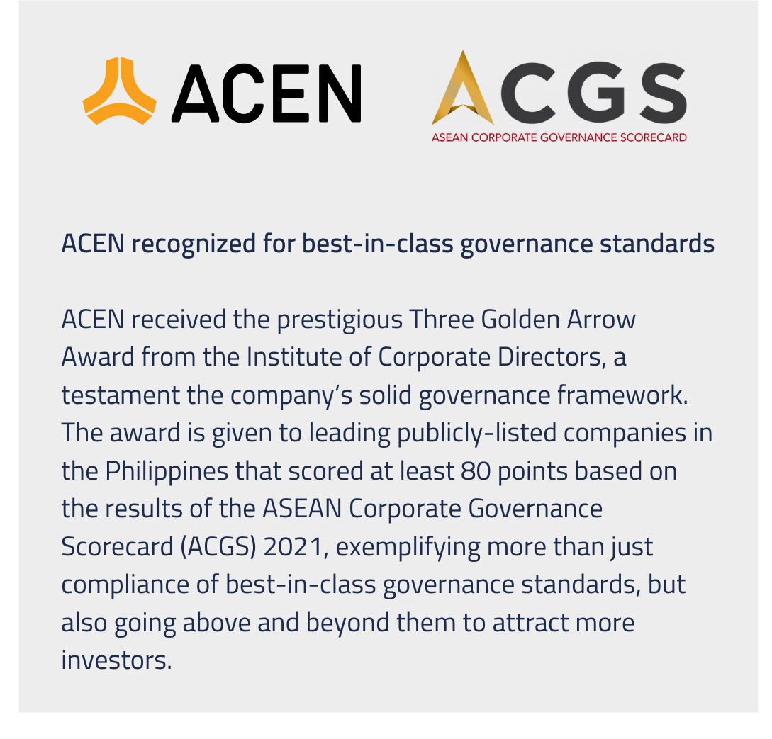Governance ACEN